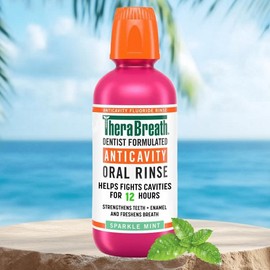 TheraBreath Anticavity Fluoride Mouthwash - Sparkle Mint:_3 fl oz