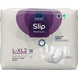 Abena Slip Flexi-Fit Premium Incontinence Briefs, Level 2, (Medium to Extra Large), Large/Extra Large, 88 Count
