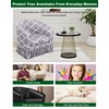 CRFATOP 2 Piece Club Chair Slipcover with Skirt Printed Tub