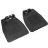 Pair Wheelchair Footplate 19x16cm Footrest Thickened ABS Plastic Nonslip Texture