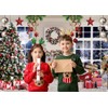 DHXXSC 7X5FT Christmas Backdrops Xmas Party Backdrop Christmas Window Snow