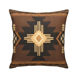 Southwest Aztec Native American Pillow Covers 18x18 Inch Decorative Throw Pillowcase Square Couch Cushion Cover for Home Sofa Living Room