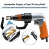 Mesee 3 Pieces Titanium Coated HSS CO Spot Weld Drill