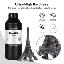 MAGFORMS Rigid110 3D Printer Resin, Ultra-high Stiffness & High Precision, Designed for Engineering/Prototype, Non-Brittle 3D Printing Liquid Resin for LCD DLP 3D Printers (Light Grey, 1000g)