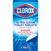 Clorox Ultra Clean Toilet Tablets Bleach & Blue, Rain Clean