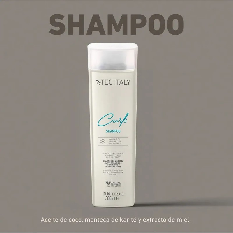 Shampoo Tec Italy Curls Definidor Rizos 300ml
