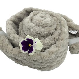 2 metre long CPAP BIPAP Ventilator Circuit Hose Tube Covers stop Rainout Sleep Apnea in Warm Textured Fleece Fabric (Mink Waffle)