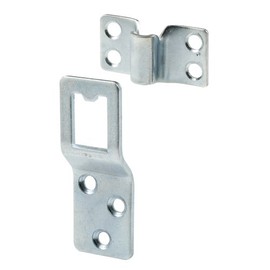 Prime-Line L 5777 Stamped Steel Heavy Duty Storm or Screen Window Panel Hangers, Zinc (2 Pack)
