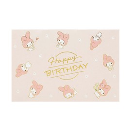 Sanrio BD260-5 614408 Grilling Greeting Card Birthday Celebration My Melody Everyone Party