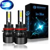 SHENKENUO 9007 LED Headlight Bulbs 8000K Ice blue for Ford