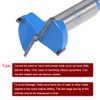 sourcing map Forstner Drill Bit 26 mm, Carbide Wood Hole
