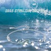 Wave Bracelet 925 Sterling Silver Turquoise Wave Adjustable Bracelet Ocean