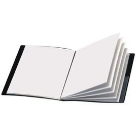 Cardinal Presentation Book, Sheet Protector Pockets 48-Page Capacity Custom Display Book, Black