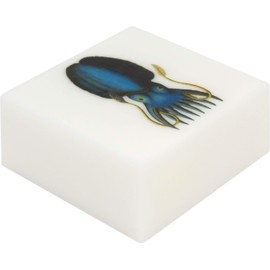 Eclectic Lady Apple Orchard Scented Glycerin Soap with Vintage Ocean Creatures, Squid