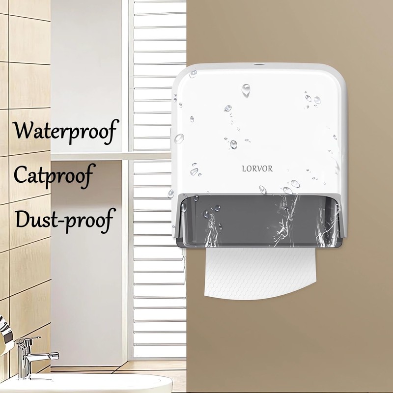 Small Waterproof Toilet Paper Holder for RV Boat TP Roll,