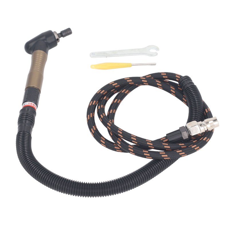 Air Micro Die Grinder Kit Rotary Switch 23500rpm Elbow Pneumatic