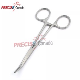 Precise Canada MEDICAL DENTAL KELLY CLAMP CURVED 5 1/2" / 14 CM