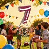16Inch Football Number 7 Piñata Includes Blindfold, Wooden Stick and