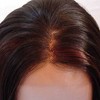 HANDSEWN SYNTHETIC FRENCH LACE FRONT FULL HAIR WIG Color Medium