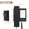 Video Door Phone System, 3.5 Inches IPS Screen Monitor Wireless