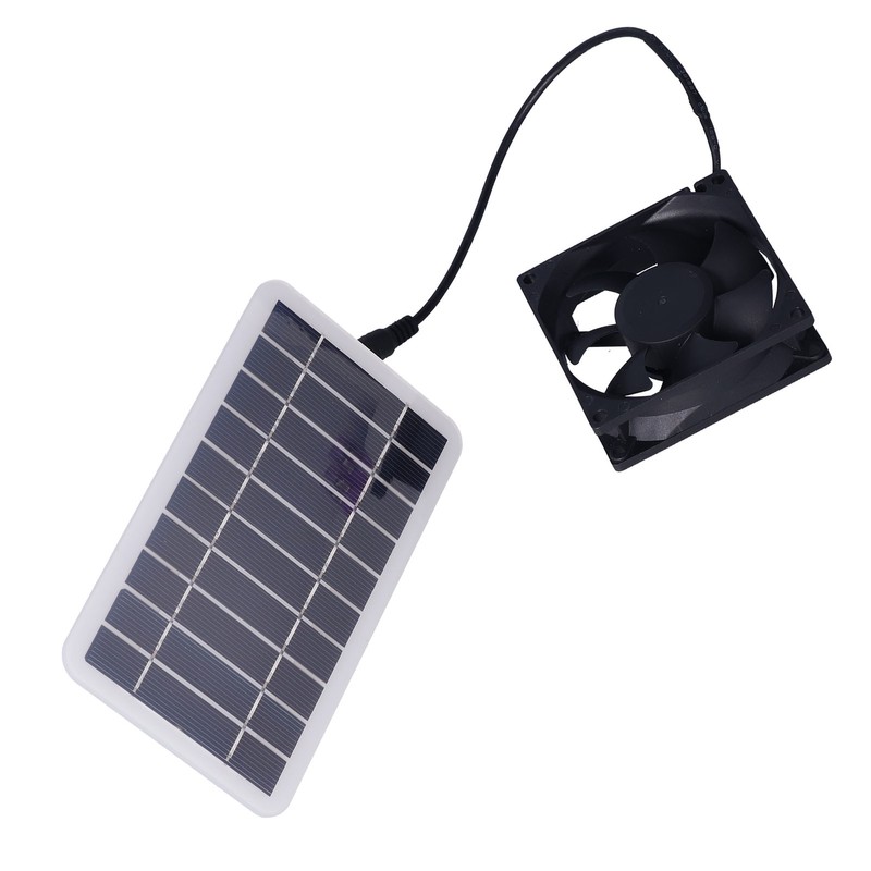 2.5W Solar Panel Fan Solar Pet Exhaust Air Flowing Fan