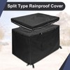 Generator Covers while Running,38''L×28''W×27''H,Waterproof Generator Covers for Outside with Top