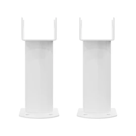 NRG Pair of Floor Mounting Feet for Oval Designer Double Radiators White