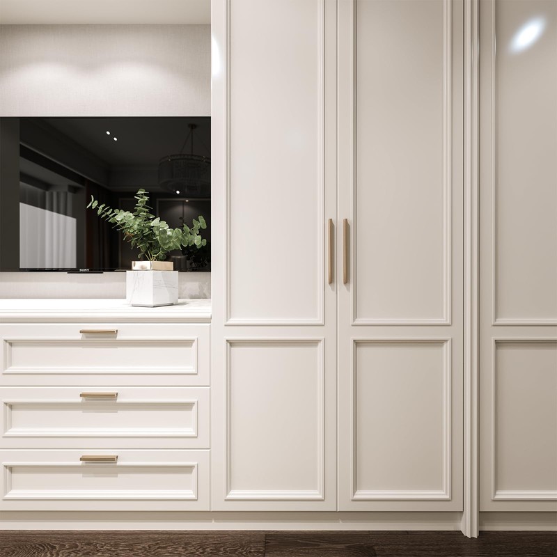 Peaha 10 Pack Adjustable Cabinet Drawer Pulls Overall Length 224mm(8-13/16inch)