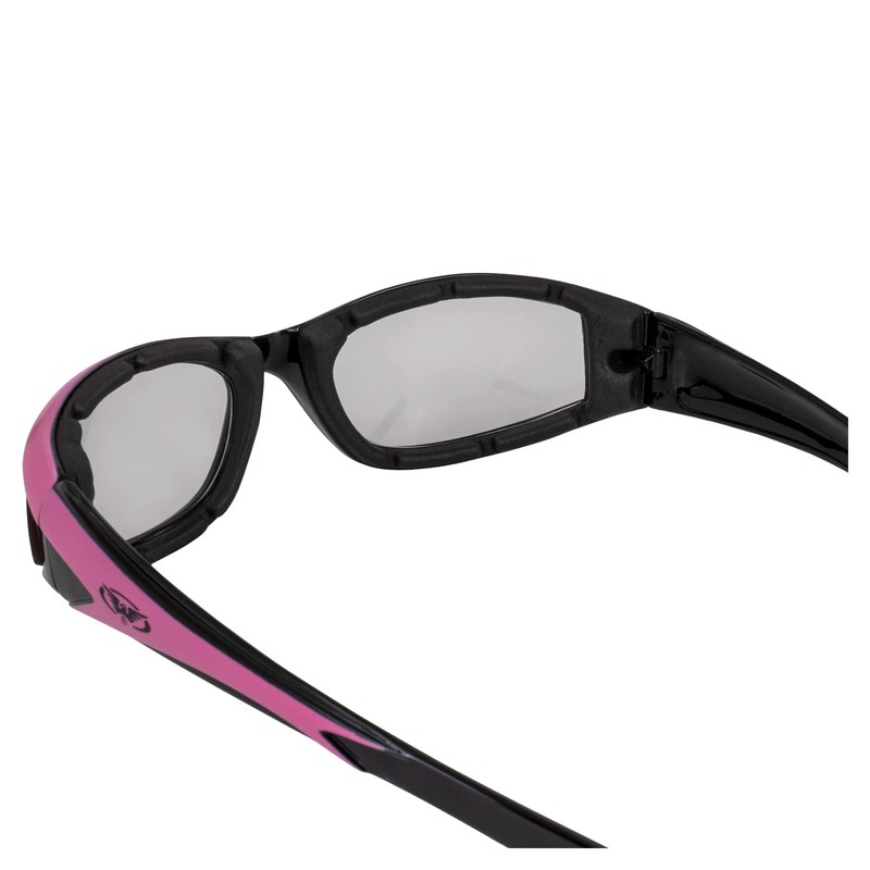 Global Vision Eyewear Hawkeye-24 Padded Riding Glasses with Dual Color
