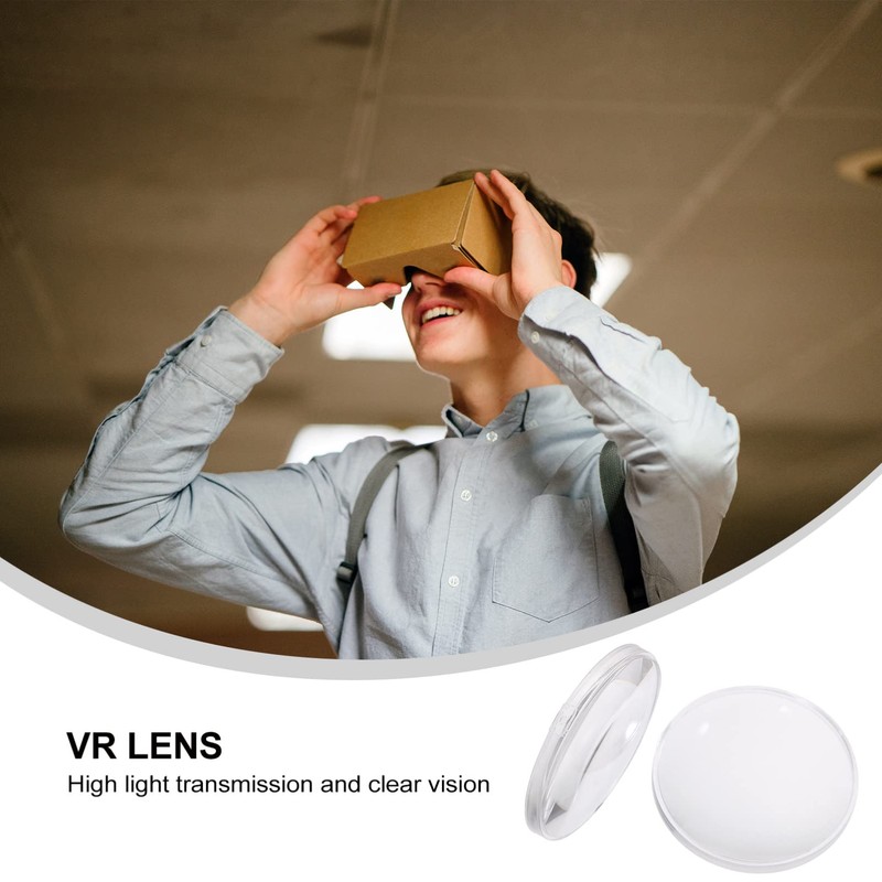 ULTECHNOVO 10pcs Vr Glasses Lens Replacement Light-Blocking Headset Accessories Material