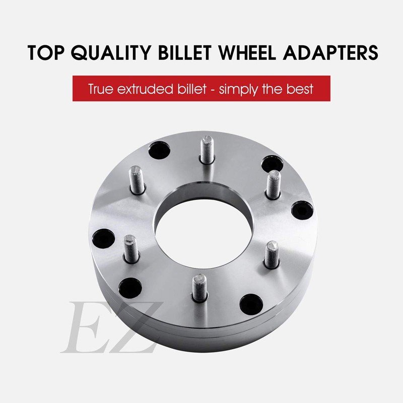 EZAccessory 2 Wheel Adapter 5x4.5 to 6x135 Fits 5 Lug