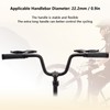 Mountain Bike Handlebar 25.4mm Diameter 580mm Extra Long Handlebar Aluminum