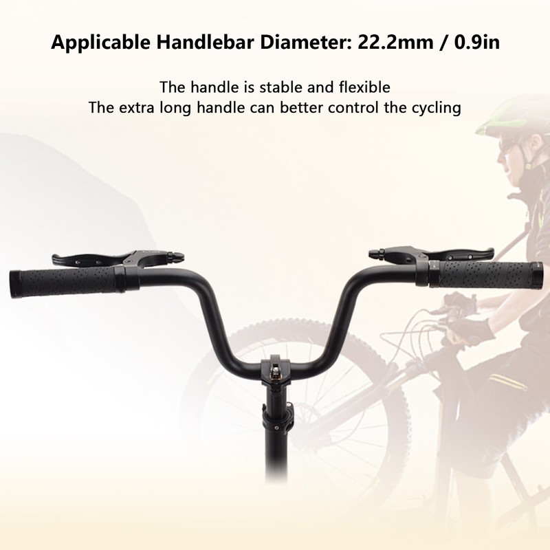 Mountain Bike Handlebar 25.4mm Diameter 580mm Extra Long Handlebar Aluminum