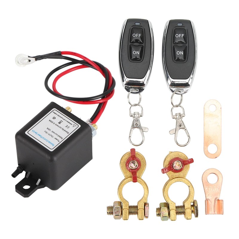 DC12V Remote Battery Disconnect Switch, Car Switch Anti Theft Prevent