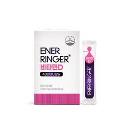 에너링거 비타민D 4000IU 30포 X 1박스 (1개월분) / 맛있는 비타민D Energinger Vitamin D 4000 IU 30 Sachets X 1 Box (1 Month Supply) / Delicious Vitamin D