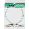 InLine® 82504O LWL Duplex Cable SC/ST 50/125 µm OM3/0.5 m