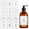 Waterproof Bottle Label Sticker Soap Dispenser Sticker for Bathroom Lotion