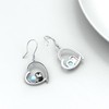 YueYuan Penguin Earrings 925 Sterling Silver Penguin Moonstone Earrings Animal
