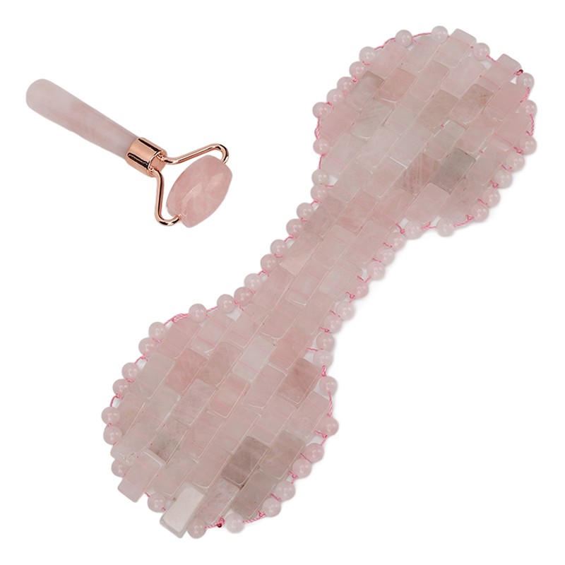 2pcs Jadestone Eye Pad Roller Set Reduce Dark Circles Promote