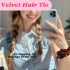 2 PCS Adjustable Hair Ties for Thick Hair, Large Satin