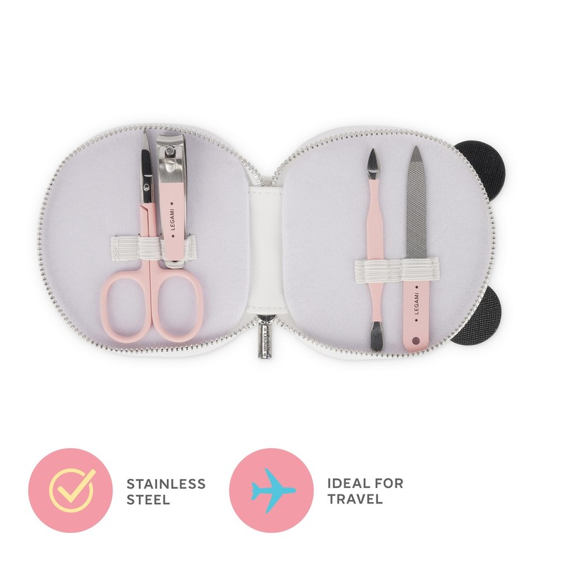 Legami Manicure Kit - But First Nails!, Scissors, Nail Clippers,
