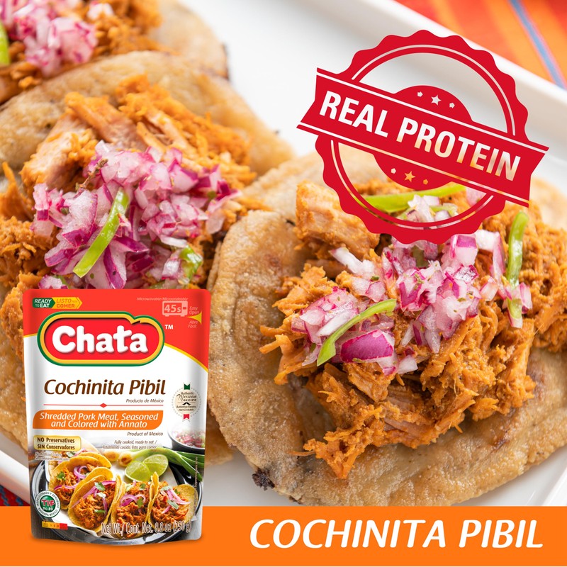 Chata Seasoned Shredded Meat 8.8oz Pouch (Pack of 1) (Select