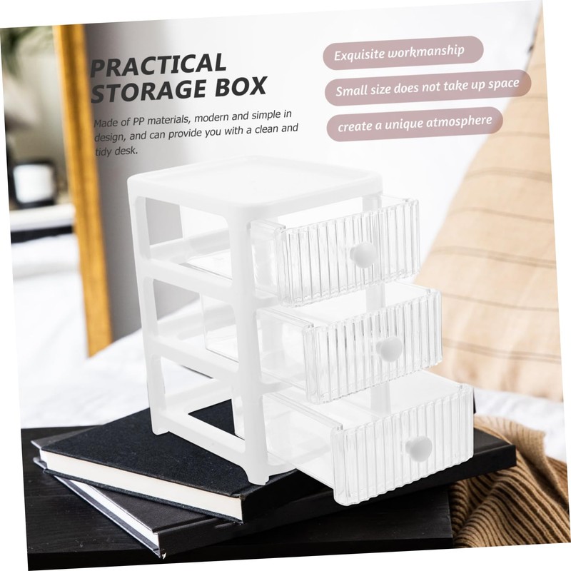Zerodeko Desktop Sundry Organizer Multi Layer Drawer Storage Box for