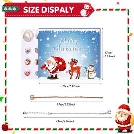 Advent Calendar 2023 Children Girls, Christmas Calendar 2023 Filling Charm Bracelet Kit Craft Set Jewellery Make Your Own Set, Craft Christmas Gifts for Teenage Girls 5 6 7 8 9 10 11 12 Years