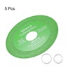 sourcing map 5 Pack Glass Cutting Disc 4 Inch for