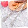 BIUDECO Stainless Steel Food Clip Clamp Tongs for Kitchen BBQ