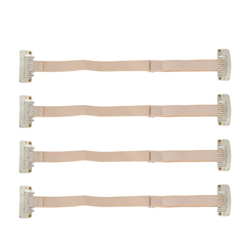 4pcs Face Lift Bands with Clip - Adjustable Elastic Facial