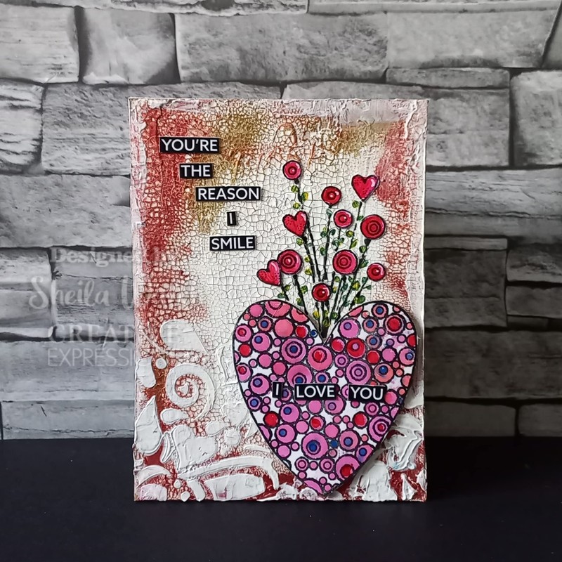 Creative Expressions Wordies-Sentiment Sheets-Be My Valentine, A5