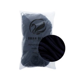 filati italiani Swan Black, 500 g and Assortment of Accessories for Bags (Blue)