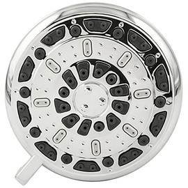 Waxman Consumer Group 8333501 3.5 in. Chrome Serene 3-Spray Fixed Shower Head